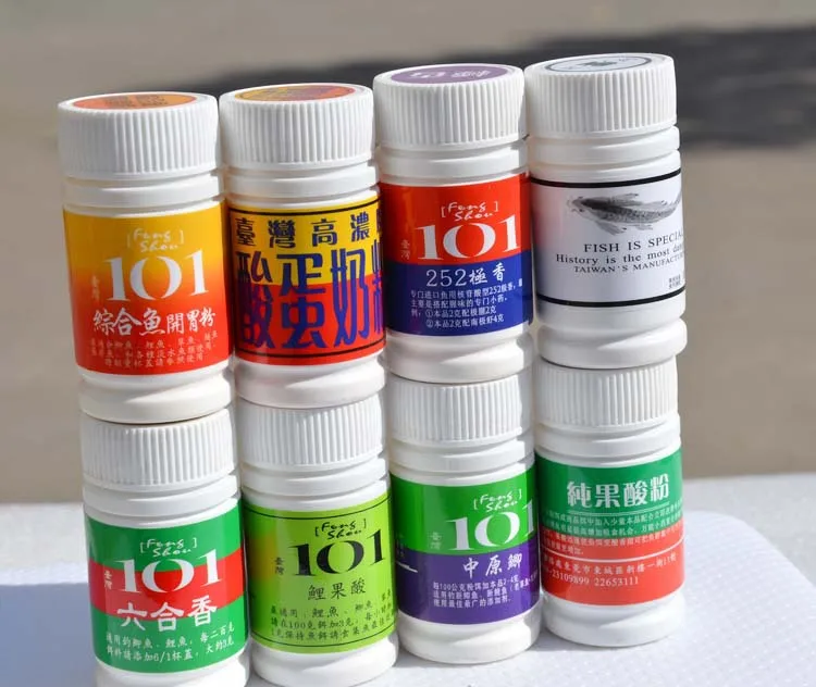 

Genuine Product Taiwan 101 Drug liu he xiang lu ke xiang zhu mu nai Carp Tartaric Acid Barley Sweet Potato Fishing Small