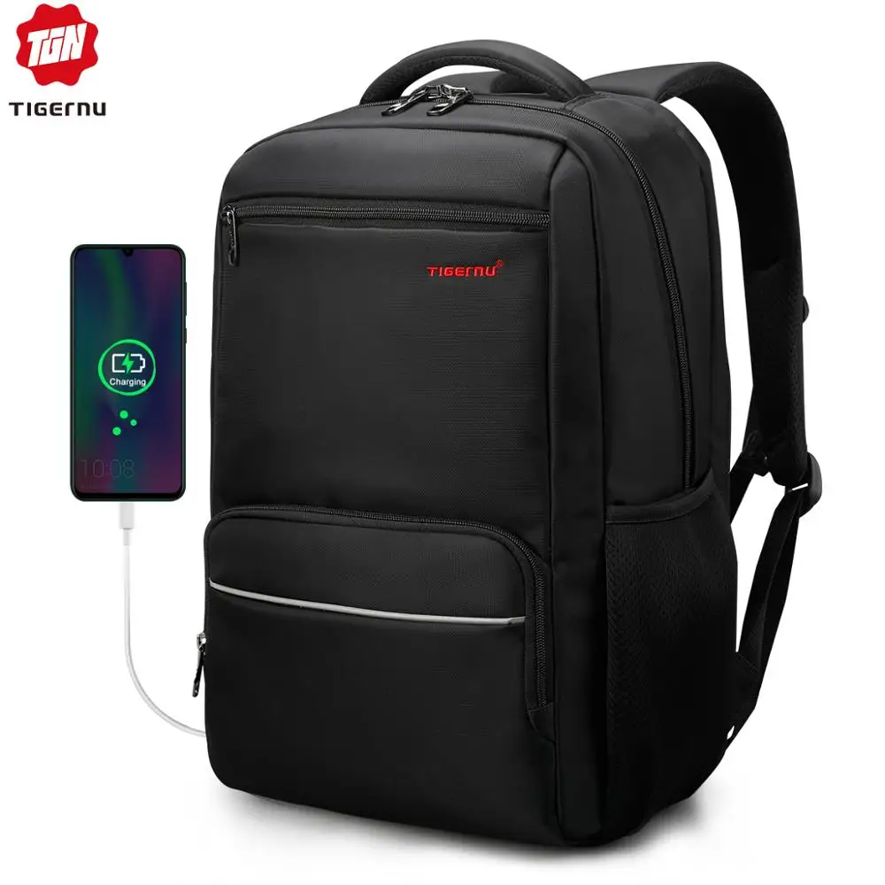 Цена Tigernu Мужчины Рюкзак Нейлон Водонепроницаемый Anti Theft Мужской рюкзак Путешествия Рюкзак Для Ноутбука 15.6 дюймов 25L Большой Емкости Школьные су...