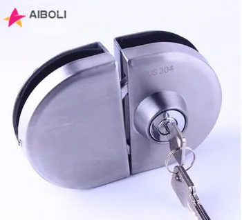 

Double Glass Door Lock 304 Stainless Steel Single Open Glass Door Locks Door Hasps For 10-12mm Thickness Glass Door Lock