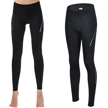 

CHEJI Women Padded Cycling Pants Reflective Bicycle Cycle Long Pants Tights High Quality Practical And Durable