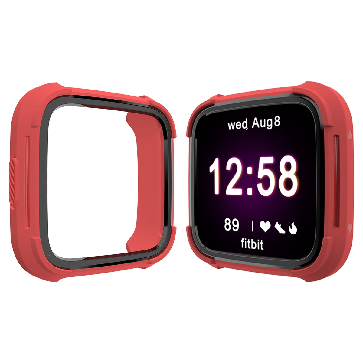 Силиконовый ТПУ+ PC оболочка защитный чехол Защита экрана для Fitbit Versa/Lite чехол для смарт часов рамка Крышка Для Fitbit Versa/Lite