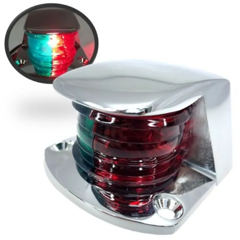 ISURE MARINE Bi-Color Combination Deck Mount Bow Navbigation Light For Boat LED/Tungsten