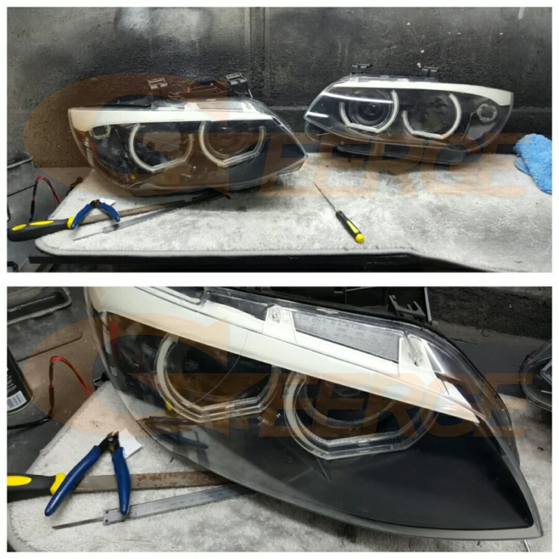 Для BMW 3 серии E92 E93 LCI 328i 335i 2011 2012 2013 ультра яркий кристалл DTM M4 Стиль led Ангельские