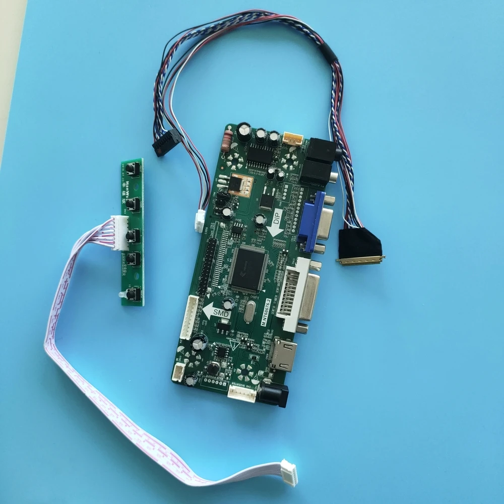 Kit For Ltn140at08s01 Screen Panel 1366x768 Display Dvi Hdmi Lcd Vga