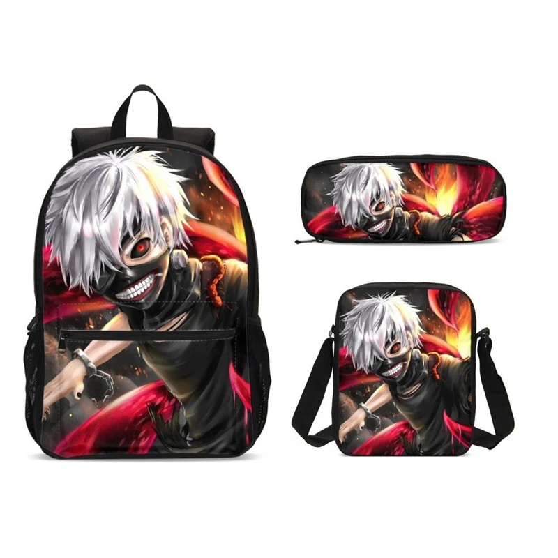 В готическом стиле с рисунком из аниме 3 шт./компл. Детская школьная в комплекте
