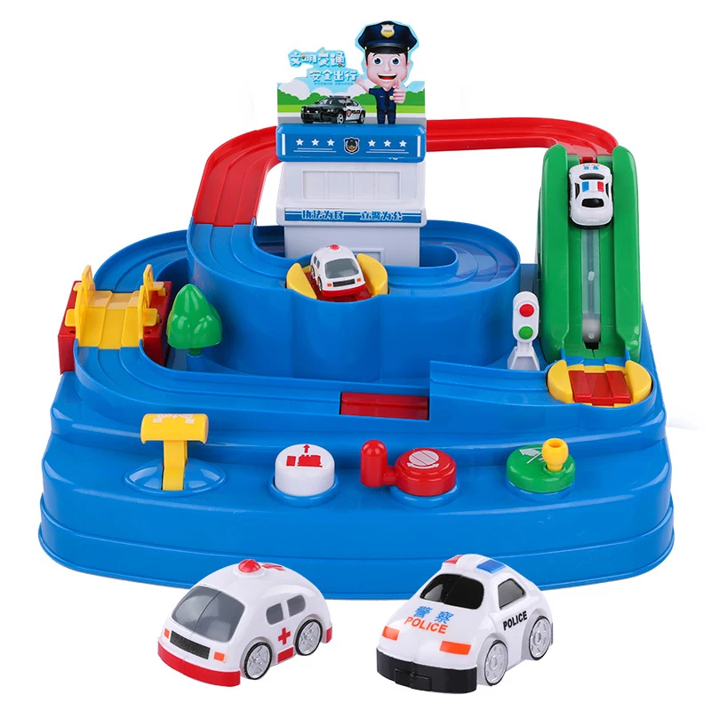 Большое приключение маленький поезд трек костюм игрушка автомобиль Монтессори