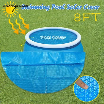

2020 Round Pool Cover Protector 8/10/12/15ft Foot Above Ground Blue Protection Swimming Pool Piscina Reusable For Easy Storage