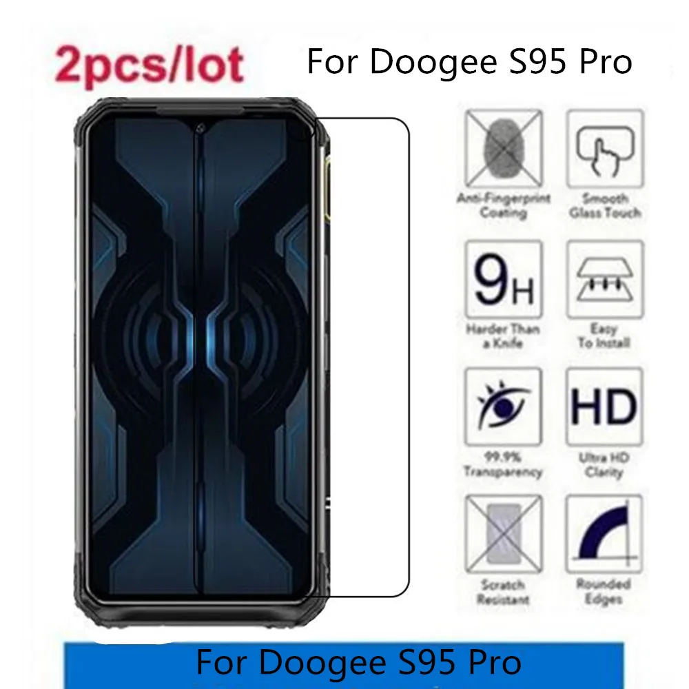 Закаленное стекло 2.5D 9H Для Doogee S95 Pro защитная пленка из закаленного стекла для