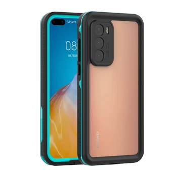 

360 Full waterproof Case For Huawei P40 Soft Clear Dustproof Diving Cover For Huawei P40 Pro P30 P20 Pro Phone Cases Coque Funda