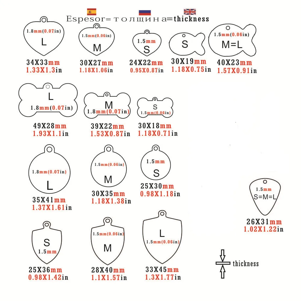 Engravable-Dog-ID-Tag-For-Puppy-Pet-ID-Tags-Customized-Cat-Tags-Name-and-Telephone-and (1)