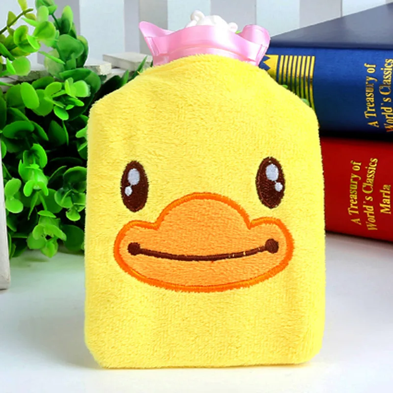 Красный Bonito dos desenhos animados mau quente garrafa de algua quente mini garrafas de algua quente portaltil mau mais quente meninas bol - Цвет: Красный