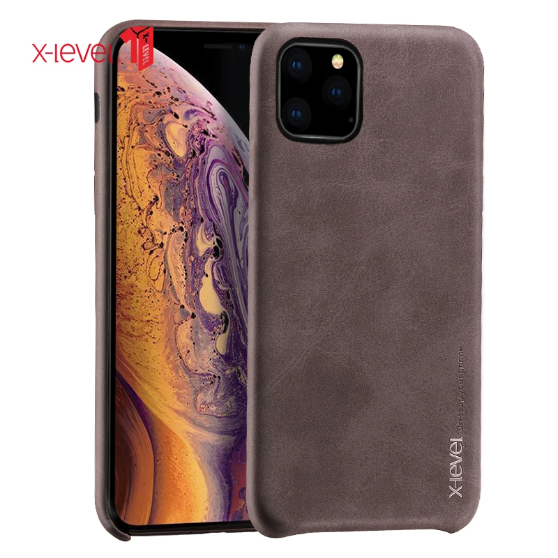 Для iPhone 11 Pro Max чехол, X-Level роскошный винтажный кожаный чехол для iPhone 11 Pro 5,8/6,1 чехол для задней панели Hoesje