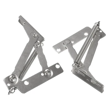 

1 Set 80 Degree Sprung Hinges Hinge Stainless Steel Hydraulic Cabinet Door Hinges Damper Buffer Kitchen Cupboard Furniture-30