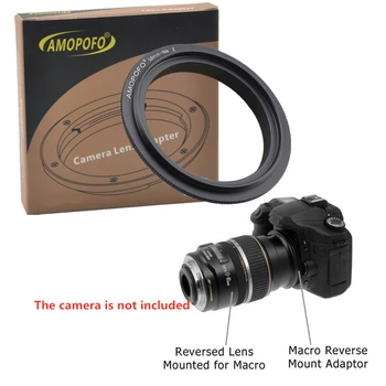 

52mm/58mm/72mm Nikon Z Filter Thread Macro Reverse Mount Adapter Ring,for Nikon Z Mount Z6 Z7 Z50 Camera