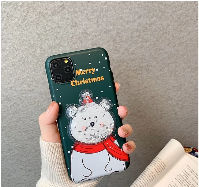 GlamPhone чехол Рождественский Олень чехол для телефона для iPhone11Pro/Max X XS Max XR Мягкий силиконовый чехол для iPhone11 7 8 6 6s Plus чехол