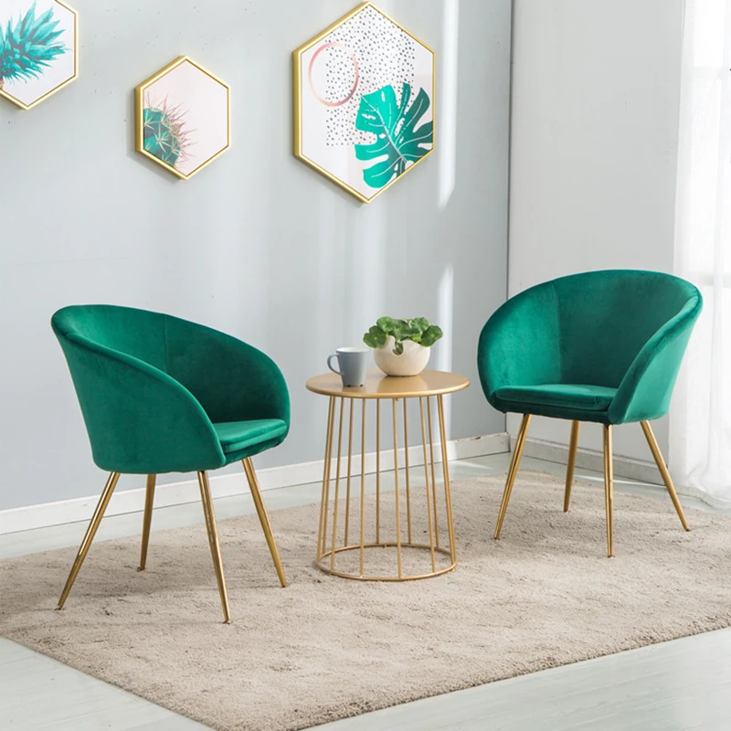 

Dining Chair Ins Chair Modern Concise Beautiful First Makeup Chair Coffee Tea With Milk Shop Chair Iron Art Restaurant Chair