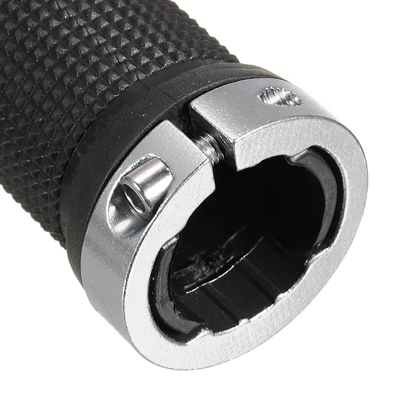 1Pair 13cm Bicycle Grips Bike Handlebar Grips Lock-on Fixed Gear Rubber Aluminum Alloy Handlebar Handle Bar End Bicycle Part