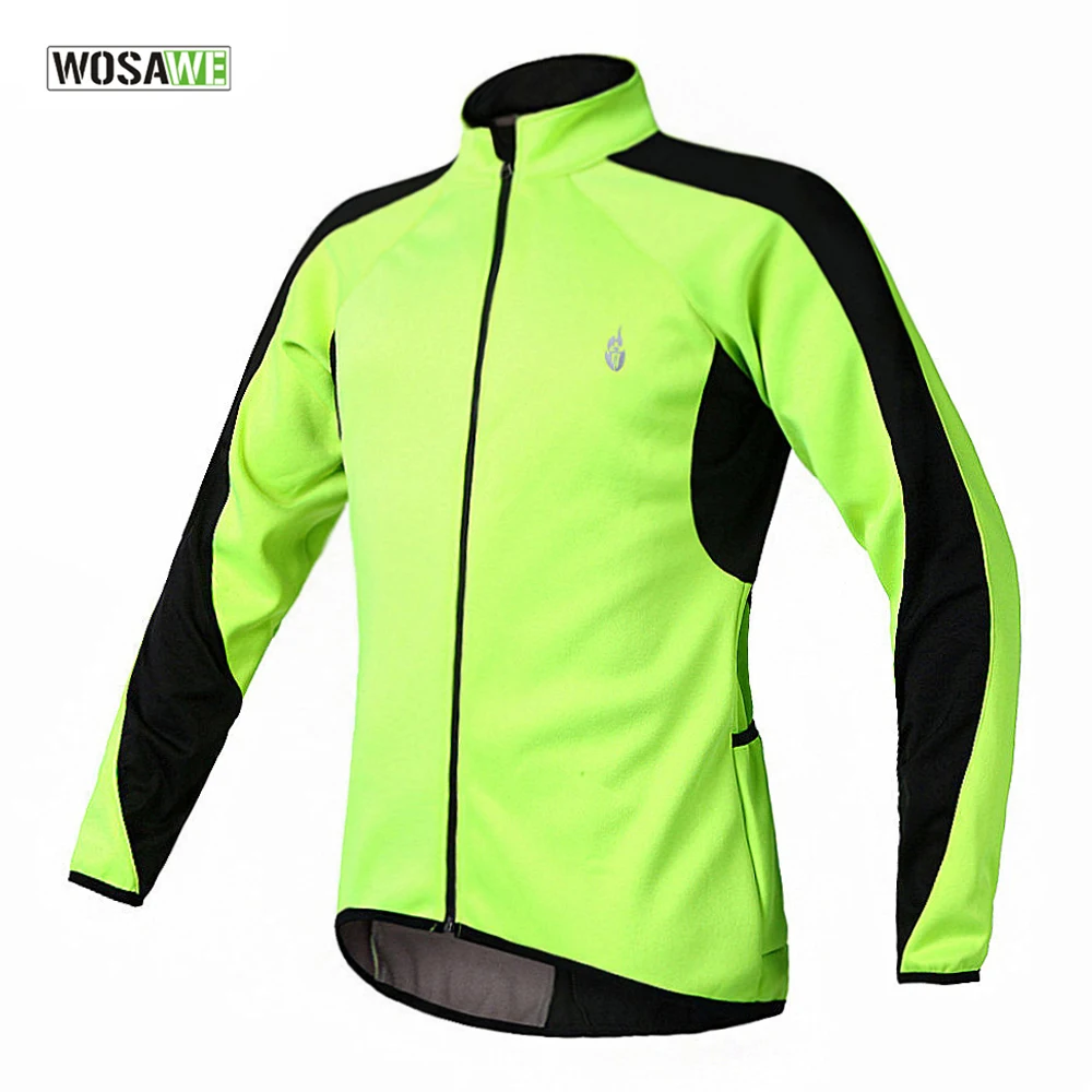 WOSAWE зимняя велосипедная Джерси мягкая оболочка штормовка теплая флисовая куртка ветрозащитная теплая велосипедная одежда Ropa Ciclismo Hombre