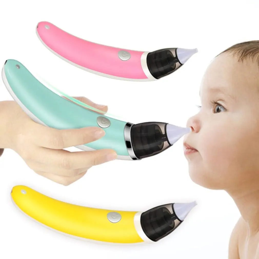 

CYSINCOS Baby Nasal Aspirator Electric Safe Hygienic Nose Cleaner Baby Care Nose Tip Oral Snot Sucker For Newborn Infant Toddler