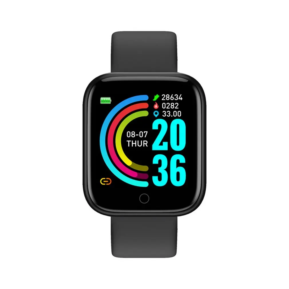 

Y68 Smart Bracelet Color Screen Bracelet Heart Rate Sports Fitness Step Breathing Light Waterproof Movement Smartwatch