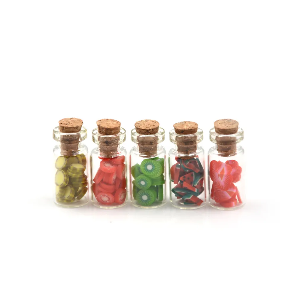 1/2/3/4Pcs 1/12 Dollhouse Miniature Accessories Mini Glass Seasoning Bottle Simulation Kitchen Food Model Toys 15