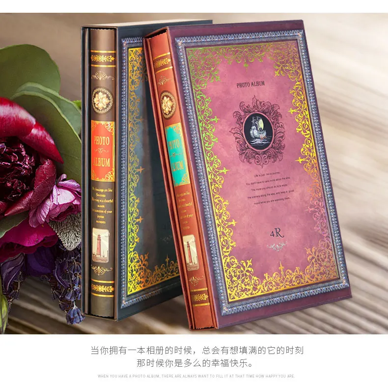 Семейный фотоальбом 6 дюймов 4R подарок Интерстициальная масса 300 Zhangjia Ting шесть дюймов детский альбом большой подарок детский фотоальбом