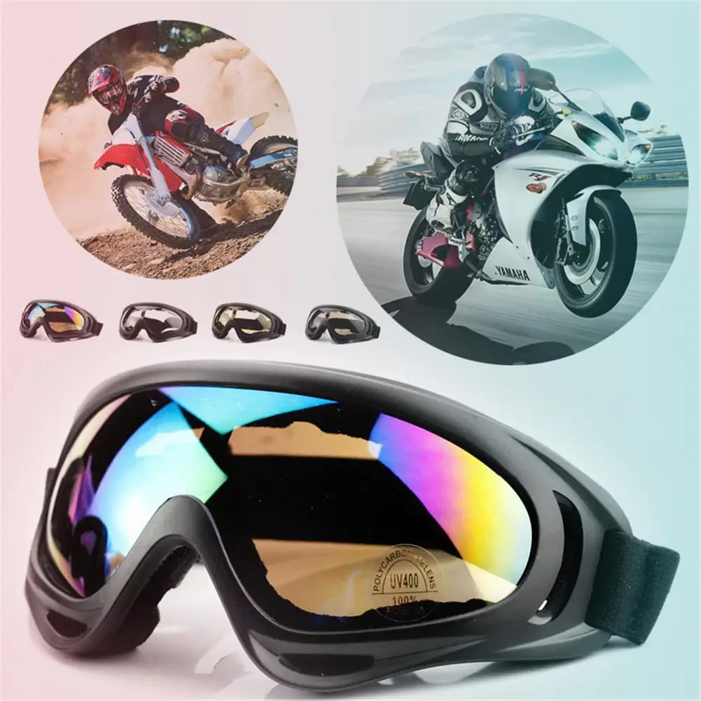 

1PC Winter Windproof Skiing Glasses Goggles Unisex Outdoor Sports Riding Skiing Goggles UV400 Dustproof Moto Cycling Sunglasses