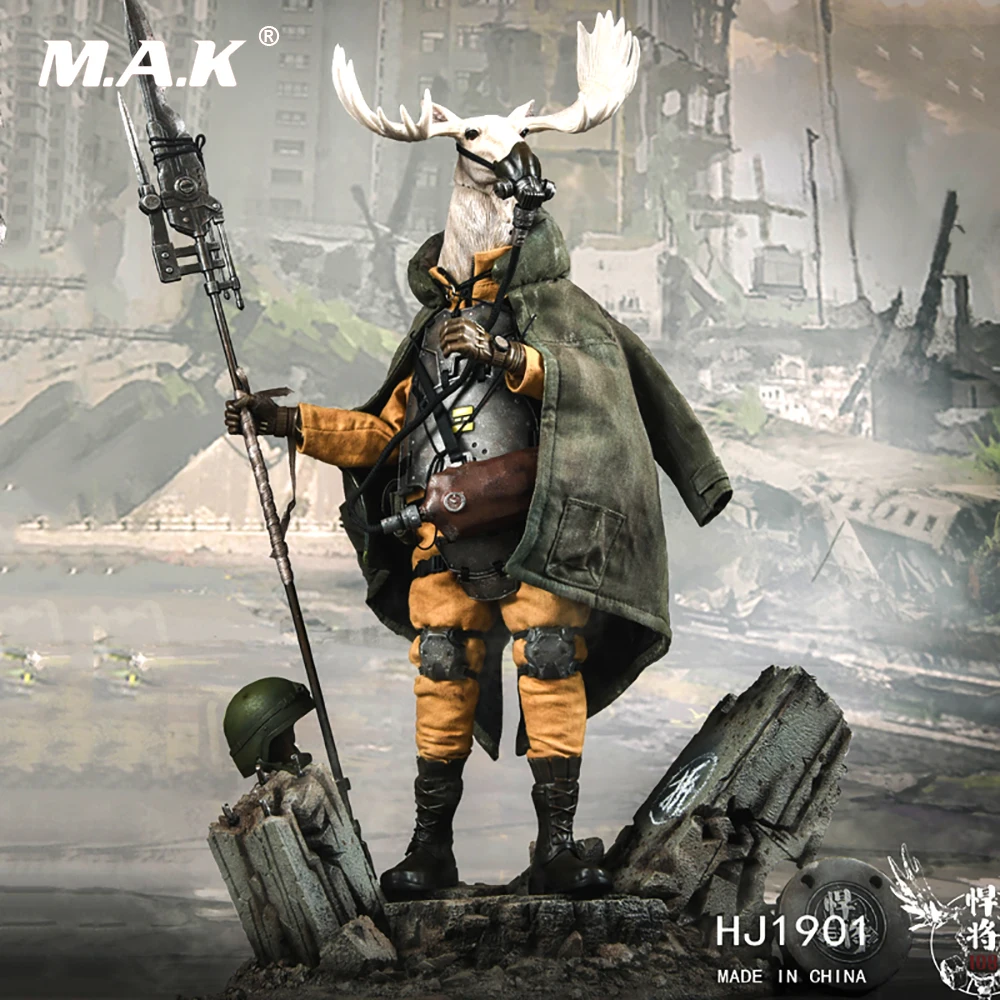 В наличии 1/6 scale HJ1901 108 Titans Tiangang Star Deer фигурка животного модель|Игровые фигурки и
