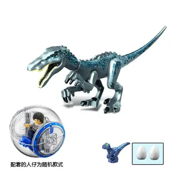 

New 13031 Jurassic Dinosaur Heavy Claw Dragon Tyrannosaurus Revolving Cabin Set Building Block Toy