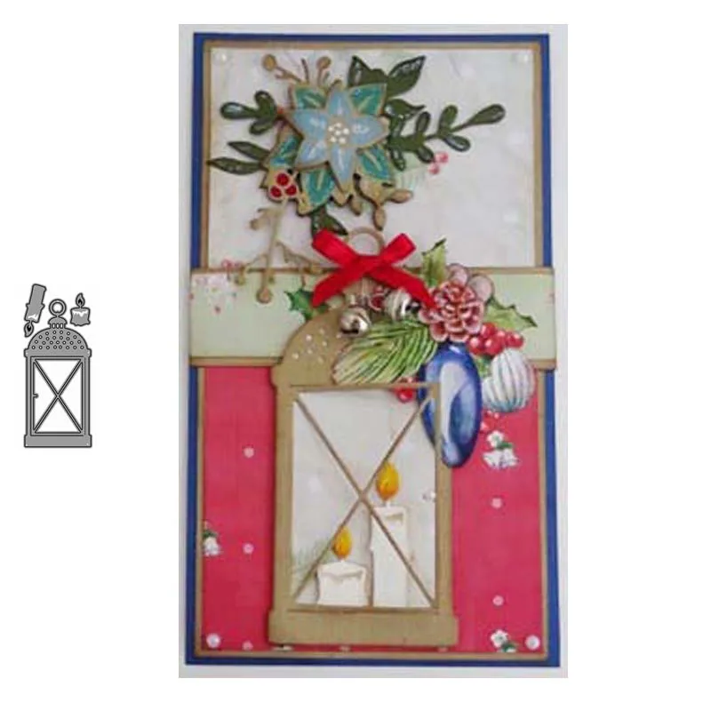 

JC Metal Cutting Dies Oil Lamp Candle Scrapbooking DIY Template Handmade Shape Stencil Craft Mold Mould Decor 2020 New Design