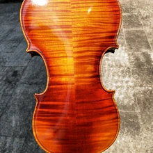 Настоящая скрипка ручной работы 4/4 твердая древесина чистый натуральный Тигр красный свет скрипка с бразильским бантом ребенок взрослый играть instrumen