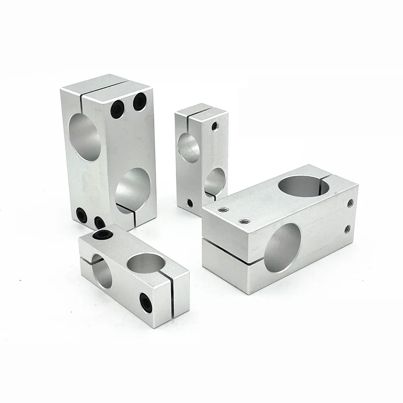 CNC Cross optical axis fixed seat bracket bearing bracket 6/8/10/12/14/15/16/18/20/25/30mm