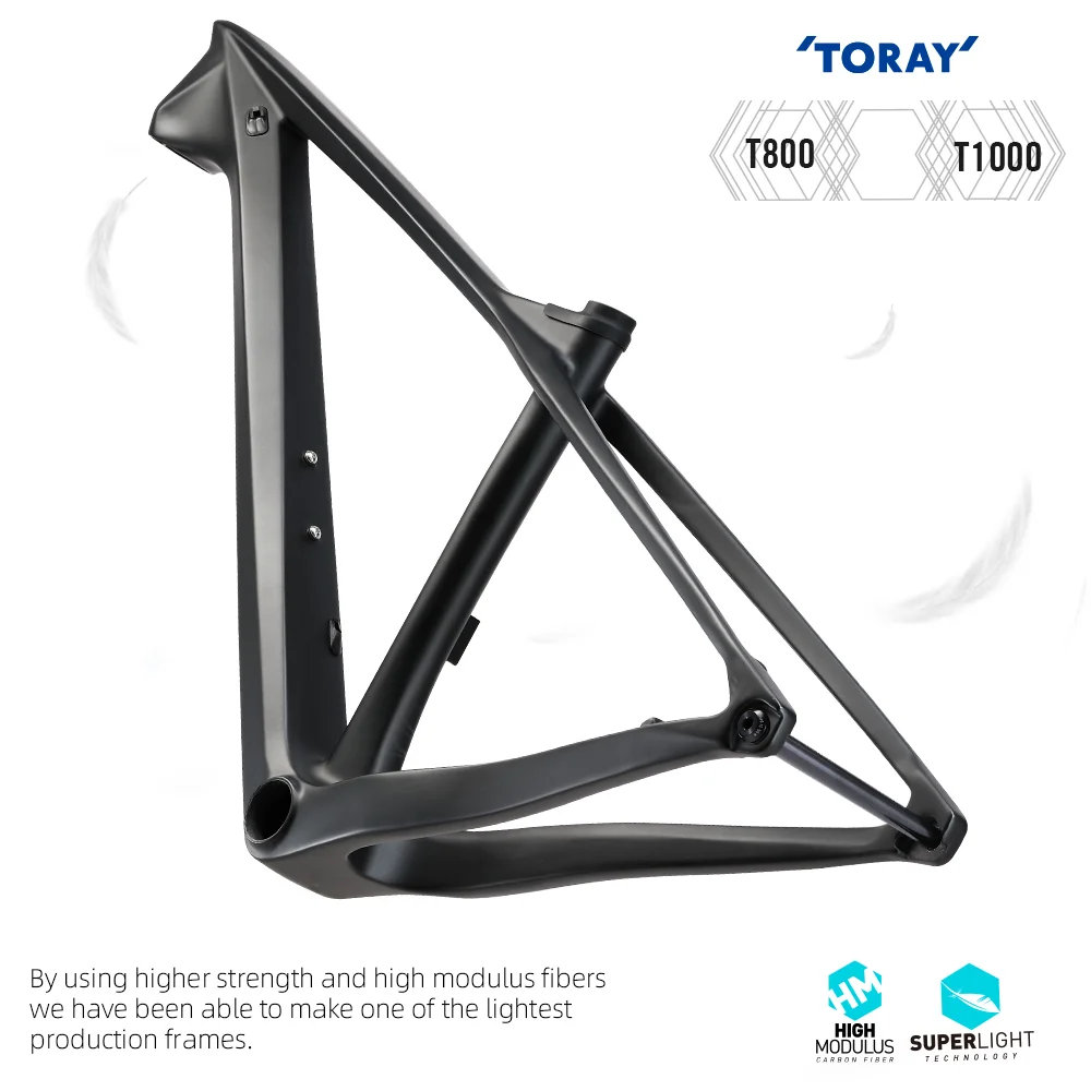 29er T1000 Full Carbon MTB Frames 142*12mm Thru Axle Mountain Bike Carbon Frame 