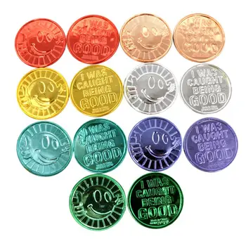 

Drop Ship. Smile Face Pirate Gold Coins Plastic Set of 100,Play Gold Treasure Coins