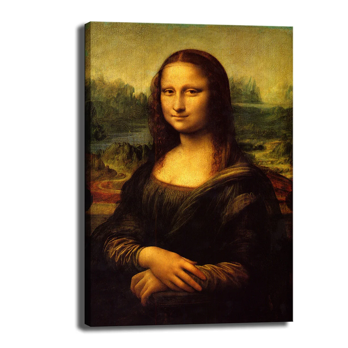 Mona Lisa настенная живопись маслом, картина на холсте, украшение для дома, Современная окраска распылением, декор для кухни, плакаты, Парижское искусство