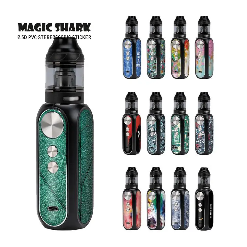 

Magic Shark V-Vendetta Leaf Just Quit It Skull Painting Sticker Case Cover Wrap Skin Film for OBS Cube No Fade 016-028