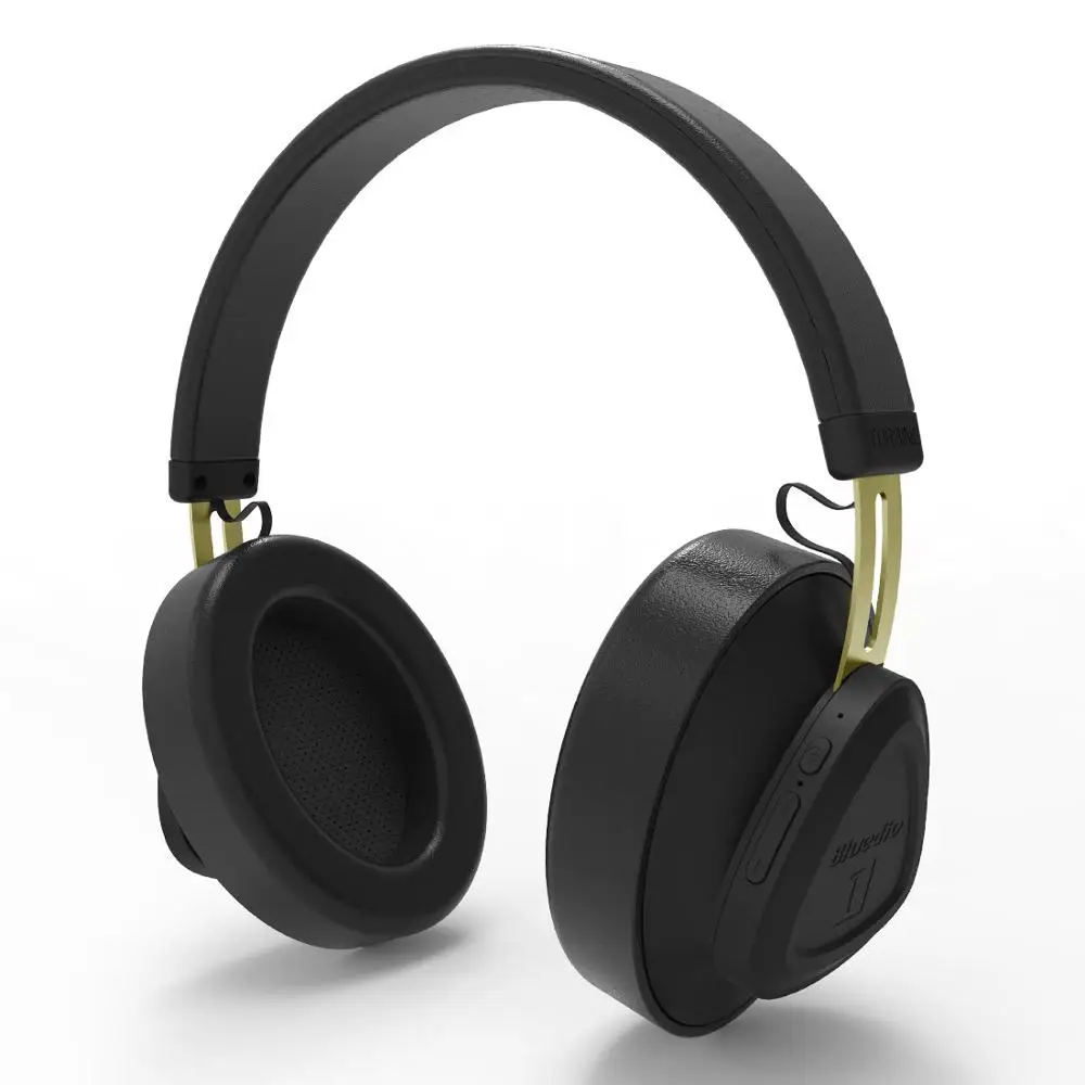 TM Bluetooth 5,0 беспроводные наушники музыка Bluetooth гарнитура для телефона монитор Студия Наушники Поддержка голосового управления - Цвет: Черный