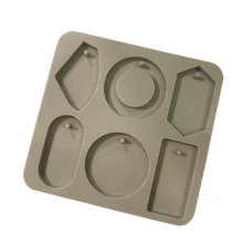 6 полости нерегулярные Шап силиконовые формы для выпечки DIY мусс для Маффин мороженое инструмент для шоколада ювелирные изделия ручной работы с подвеской k439