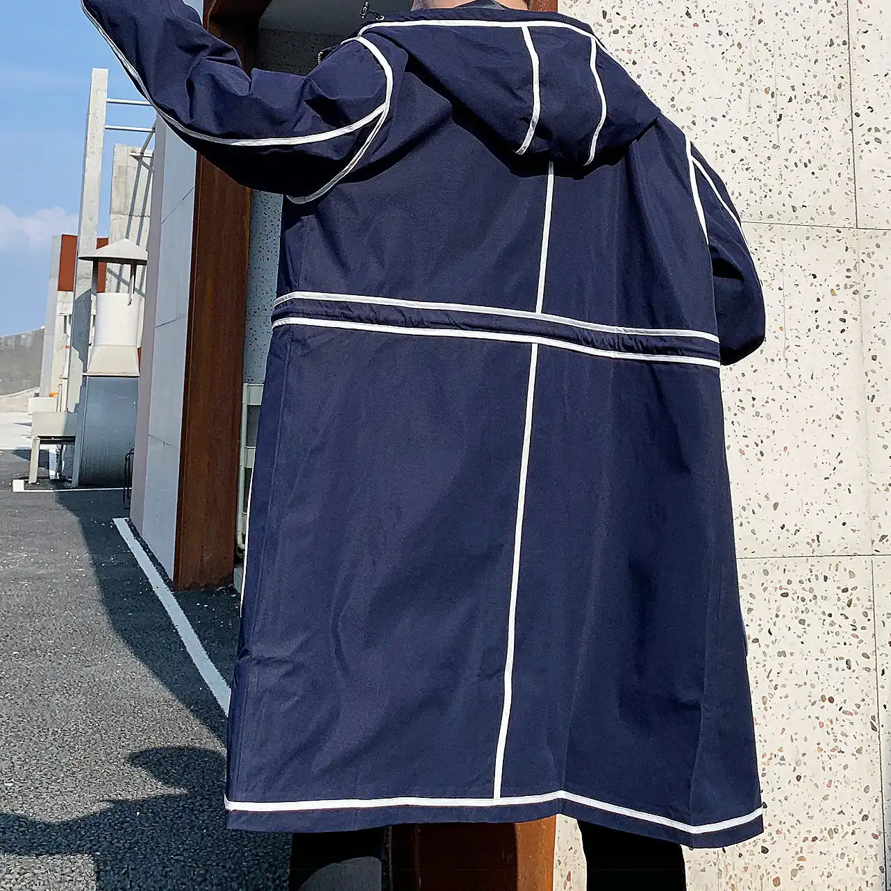 casaco masculino de linha