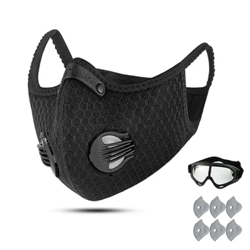 

Cycling Face Mask Filter Anit-fog Breathable Dustproof Bicycle Respirator Sports Running Protection Dust Mask Dropshipping SD