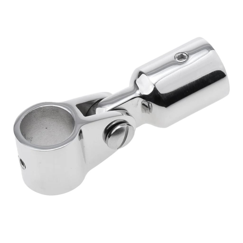 Marine Boat Awning Hand Rail Fitting 1 Inch (19mm) Elbow, 316 Stainless Steel Deck Hardware