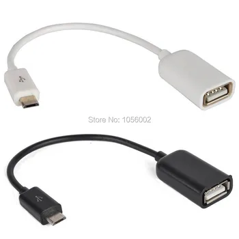 

USB Female to Micro USB B Male OTG Adapter Data Cable Adapter for samsung htc