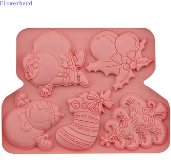 

Christmas Decorations Christmas Tree Sock Silicone Fondant Cake Mold Cake Decorating Tools Chocolate Mold Baking Mold