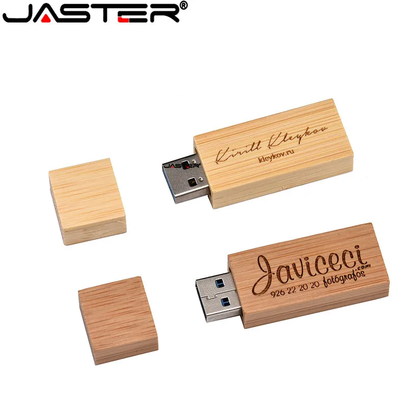 Usb флеш накопитель JASTER деревянный с логотипом под заказ 4/8/16/32 ГБ|USB
