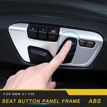 

For BMW F48 X1 2016 2017 2018 Auto Car-styling Seat Adjust Button Frame Cover Trim Sticker Interior Accessories