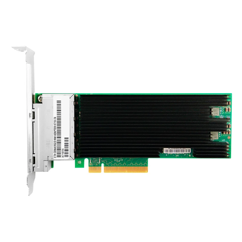 X710 T4 Ethernet конвергентный сетевой адаптер 10G PCIe Quad port Intel XL710BM1 RJ45 медь|Сетевые карты|