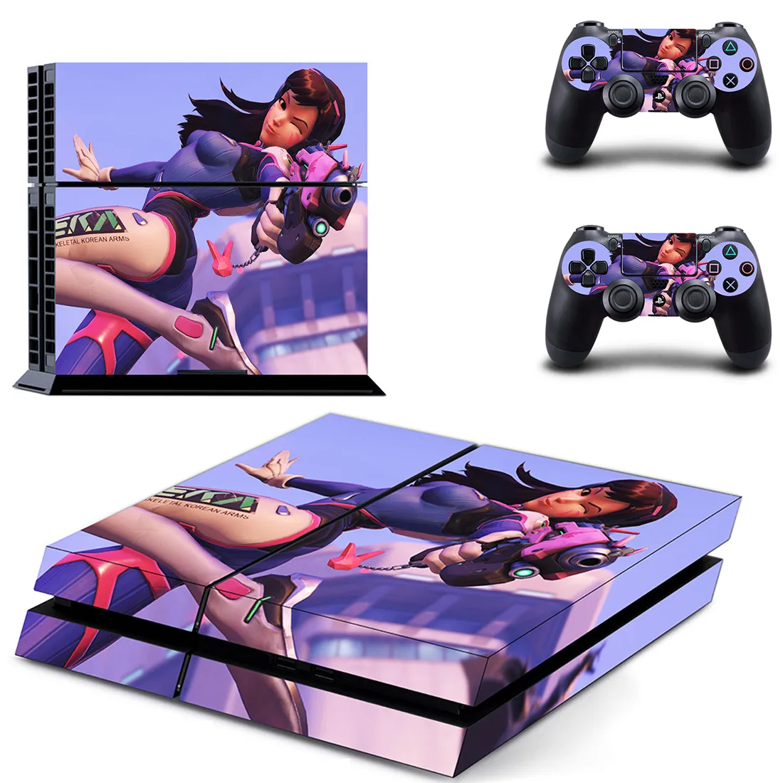 Наклейка s OW D. Va наклейка для PS4 PS 4 виниловая наклейка игровая станция 4 Pegatinas Adesivos для консоли playstation 4 и 2 контроллера