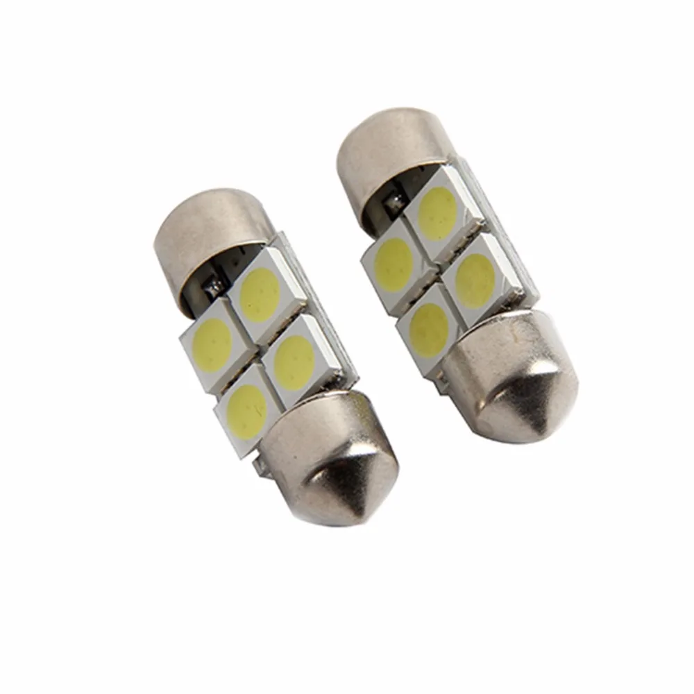 2 шт. 31 мм 5050 4SMD белый микро универсальный автомобиль грузовик внедорожник