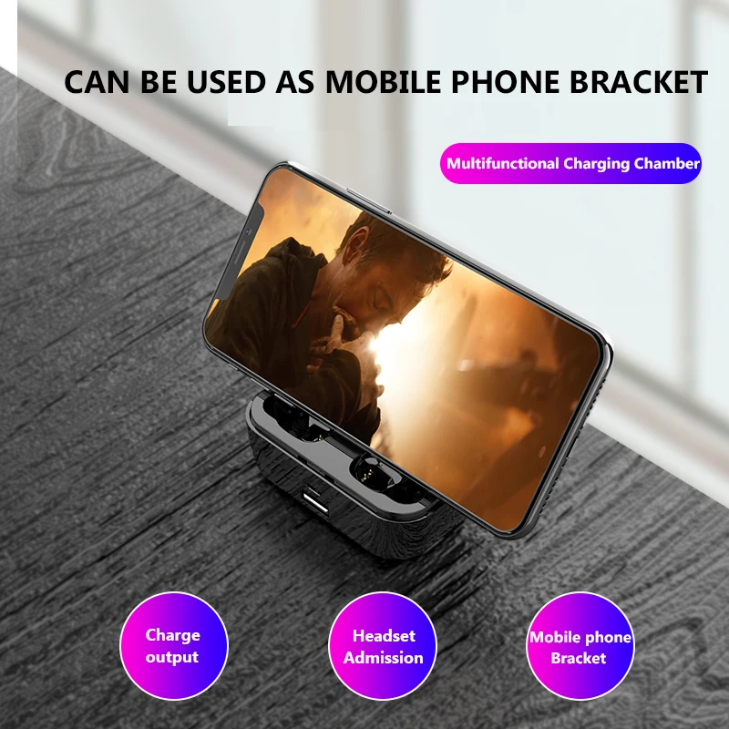 Tanie G6s TWS słuchawki 9D Stereo Bluetooth 5.0 bezprzewodowe słuchawki z redukcją szumów IPX7 wodoodporny 3500mAh LED inteligentny zestaw słuchawkowy