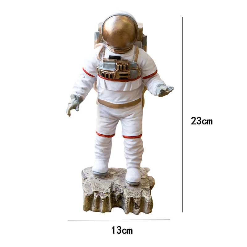 DUVARSAATI Смола космическая фигурка человека абстрактная скульптура астронавт статуи украшения дома геометрические ремесла подарок офис орнамент